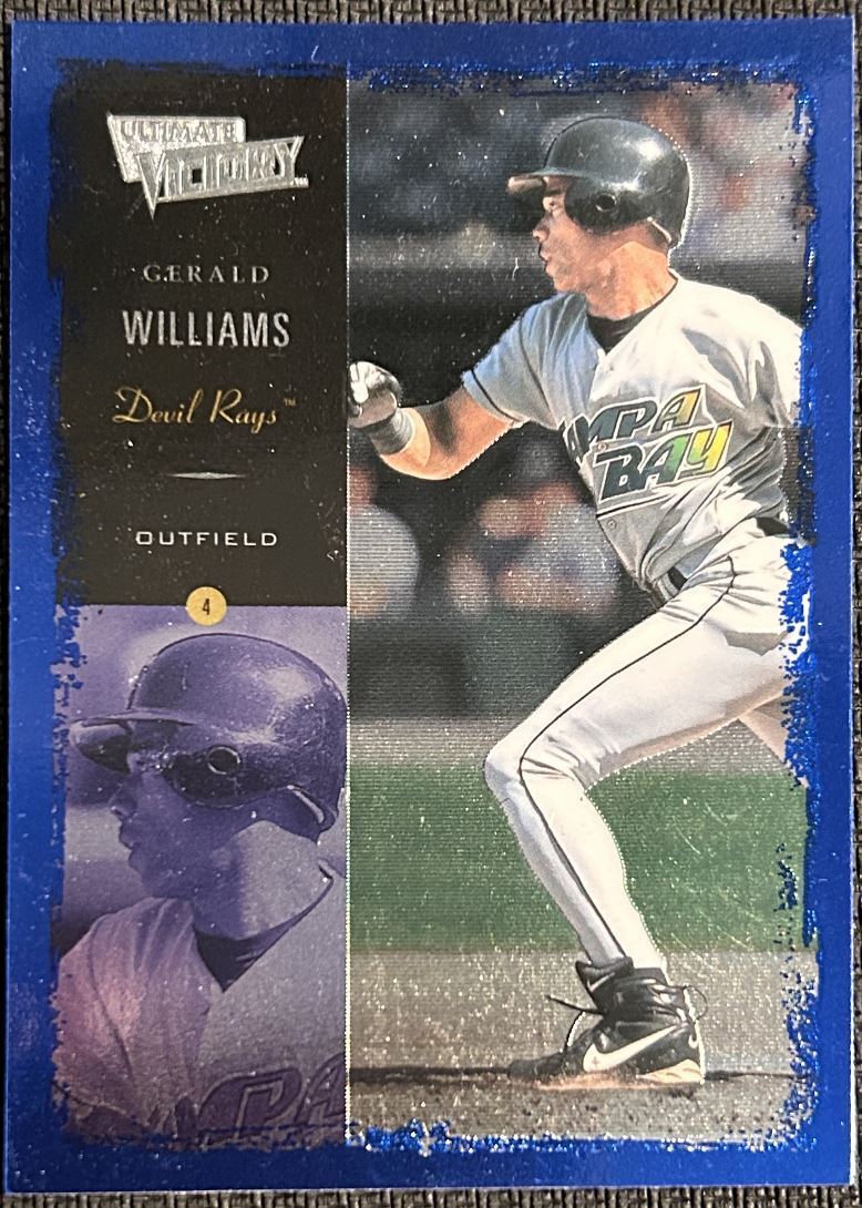 2000 Upper Deck Ultimate Victory Gerald Williams Tampa Bay Devil Rays #13