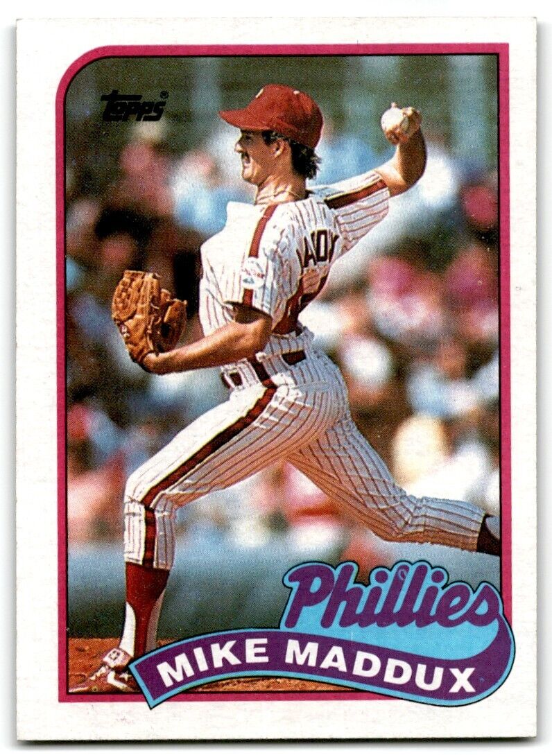 1989 Topps Mike Maddux Philadelphia Phillies #39