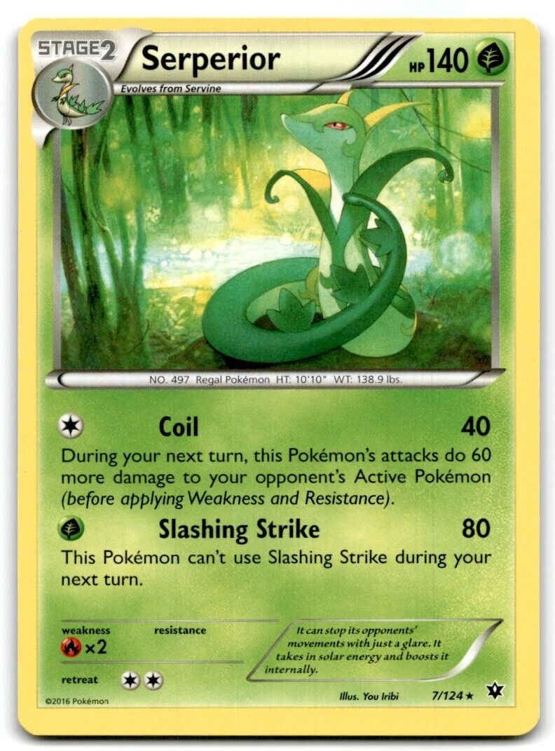 2016 XY - Fates Collide Serperior Stage 2/Rare #7