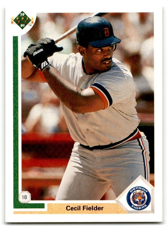 1991 Upper Deck Cecil Fielder Detroit Tigers #244