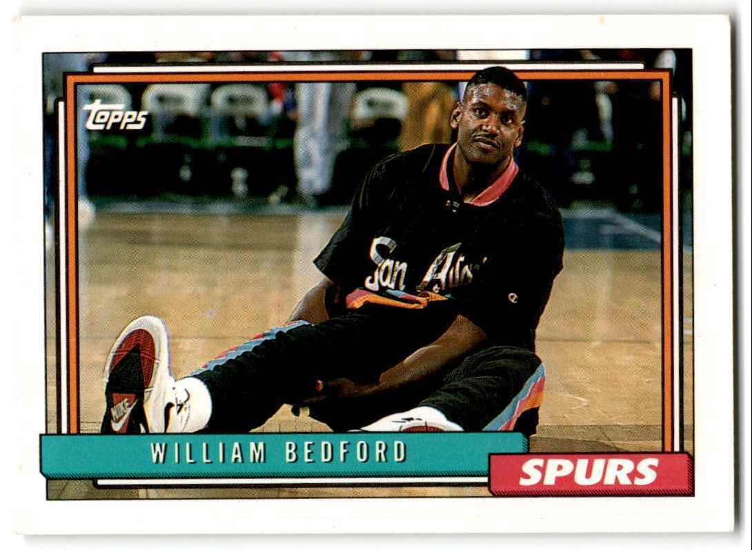 1992-93 Topps William Bedford San Antonio Spurs #241