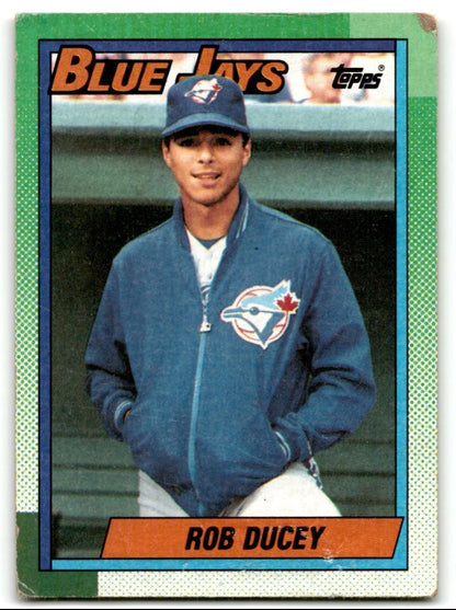 1990 Topps Rob Ducey Toronto Blue Jays #619