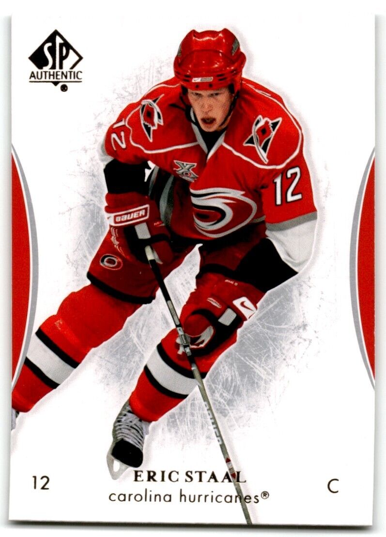 2008-09 SP Authentic Eric Staal Carolina Hurricanes #13