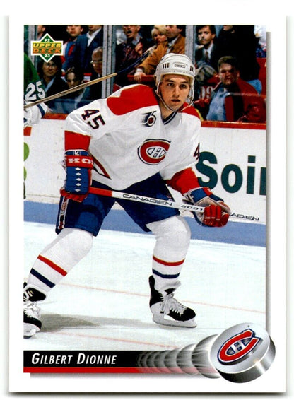 1992-93 Upper Deck Gilbert Dionne Montreal Canadiens #427