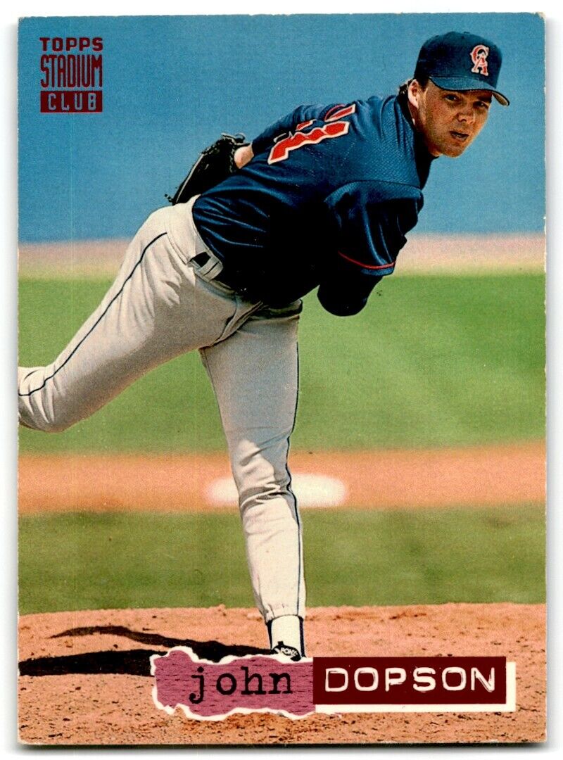 1994 Stadium Club John Dopson California Angels #641