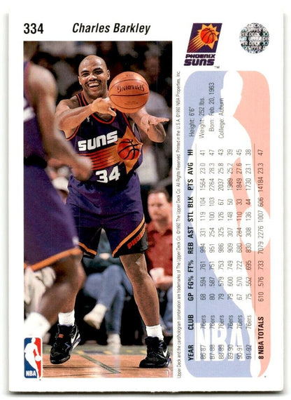 1992-93 Upper Deck Charles Barkley Phoenix Suns #334