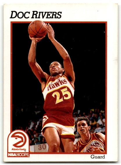 1991-92 Hoops Doc Rivers Atlanta Hawks #4