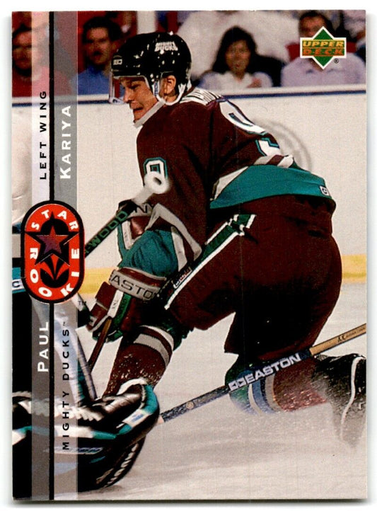 1994-95 Upper Deck Paul Kariya Anaheim Mighty Ducks #235