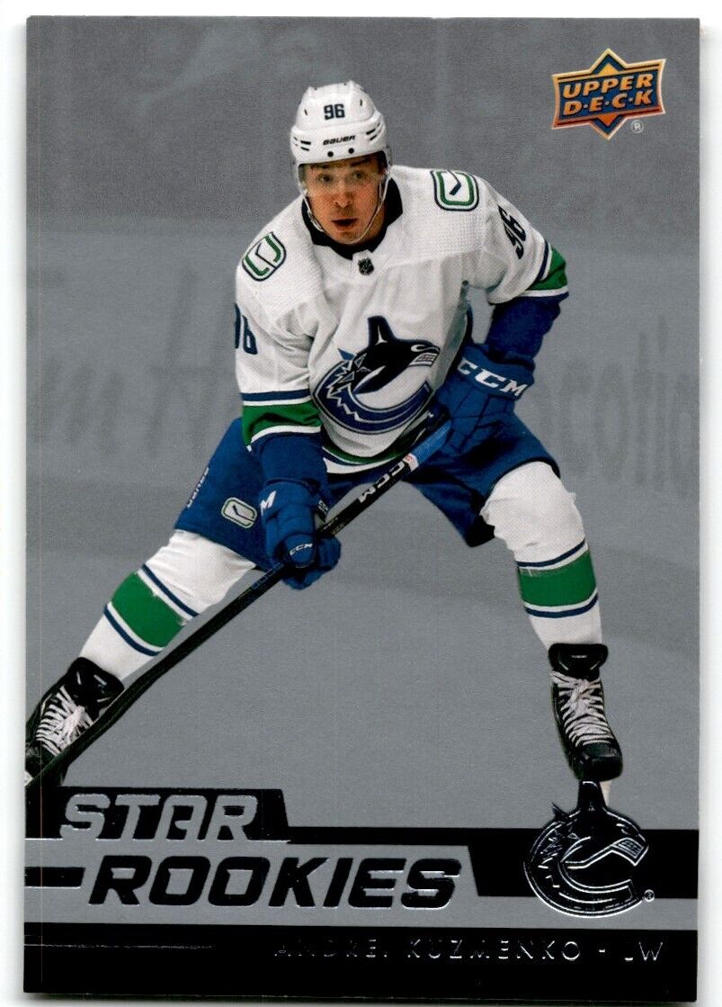 2022-23 Upper Deck Star Rookies Andrei Kuzmenko Rookie Vancouver Canucks #24