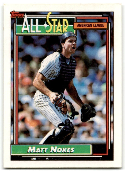 1992 Topps Matt Nokes New York Yankees #404