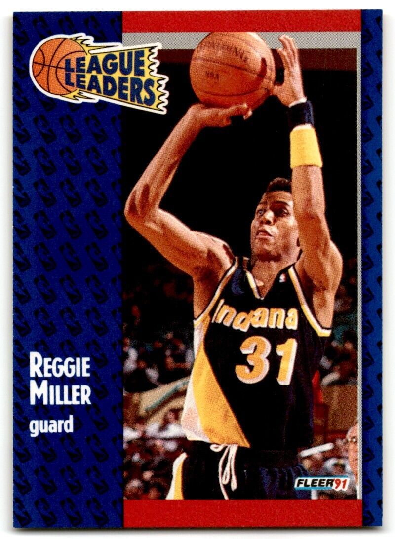 1991-92 Fleer Reggie Miller Indiana Pacers #226