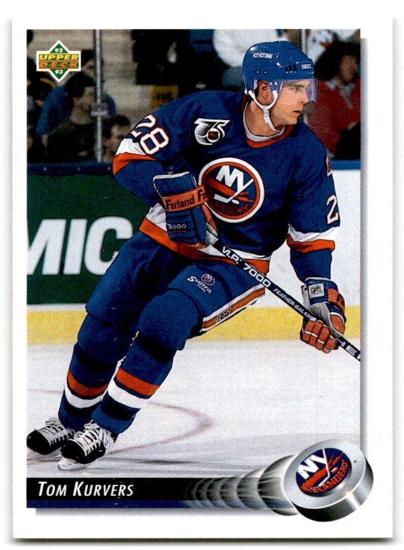 1992-93 Upper Deck Tom Kurvers New York Islanders #292