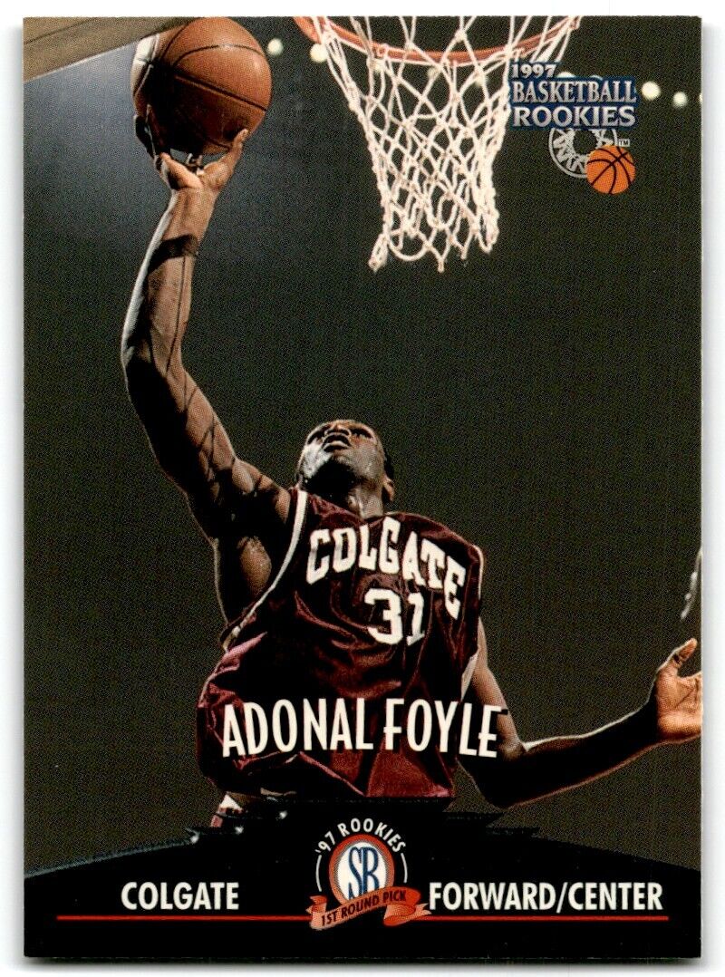 1997-98 Score Board Rookies Adonal Foyle Colgate Red Raiders #26