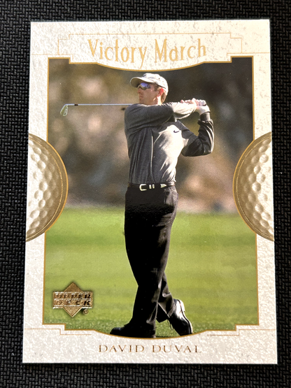 2001 Upper Deck Golf Trading Cards #165 David Duval Victory March