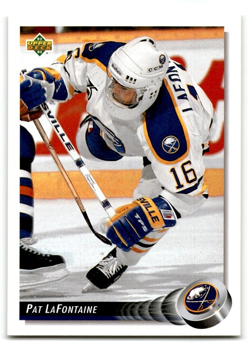 1992-93 Upper Deck Pat LaFontaine Buffalo Sabres #165