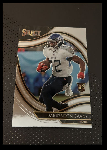 2020 Panini Select Darrynton Evans Rookie Tennessee Titans #378