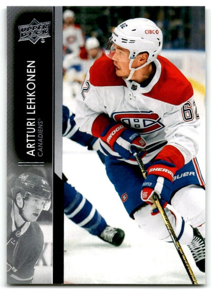 2021-22 Upper Deck Artturi Lehkonen Montreal Canadiens #346