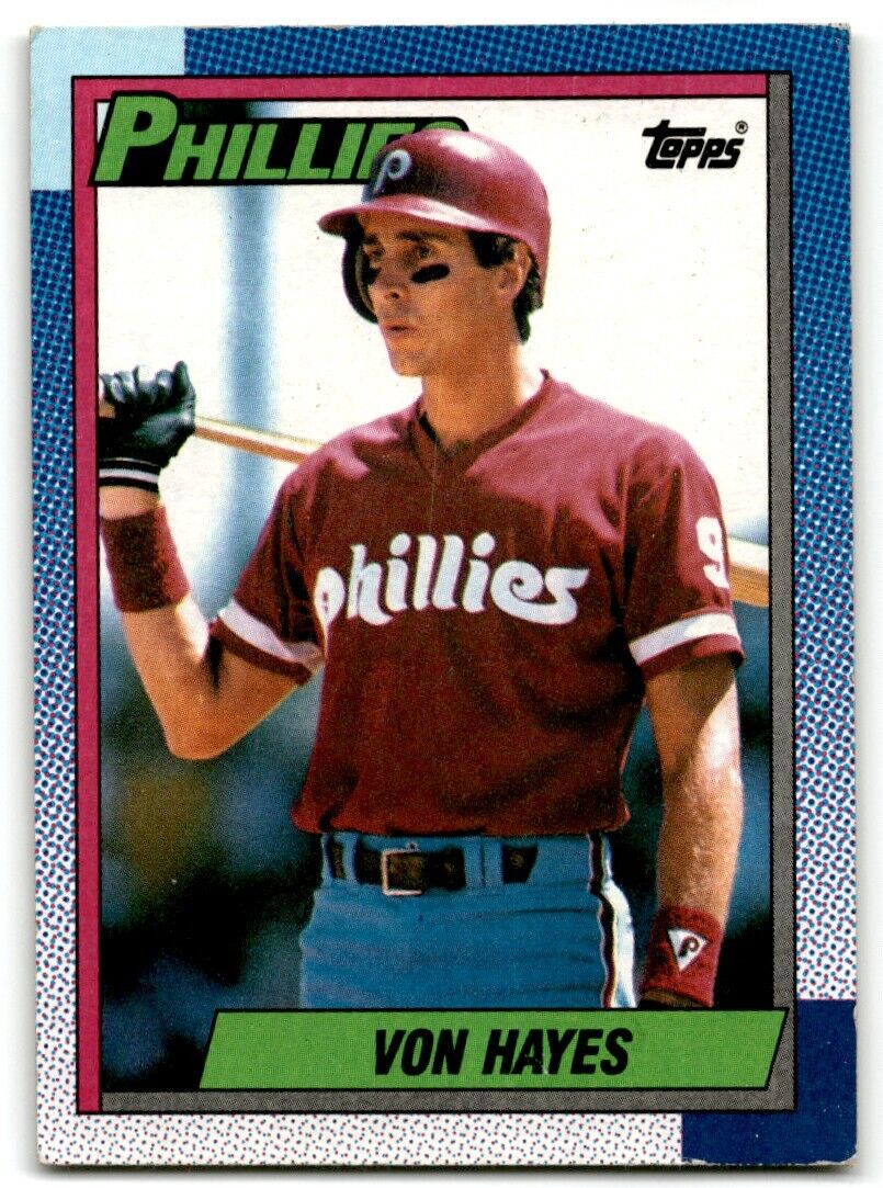 1990 Topps Von Hayes Philadelphia Phillies #710