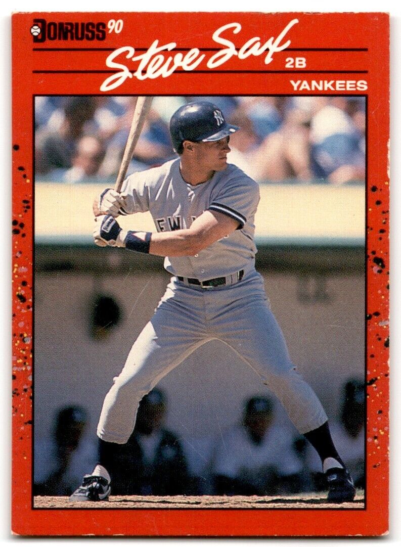 1990 Donruss Steve Sax New York Yankees #78