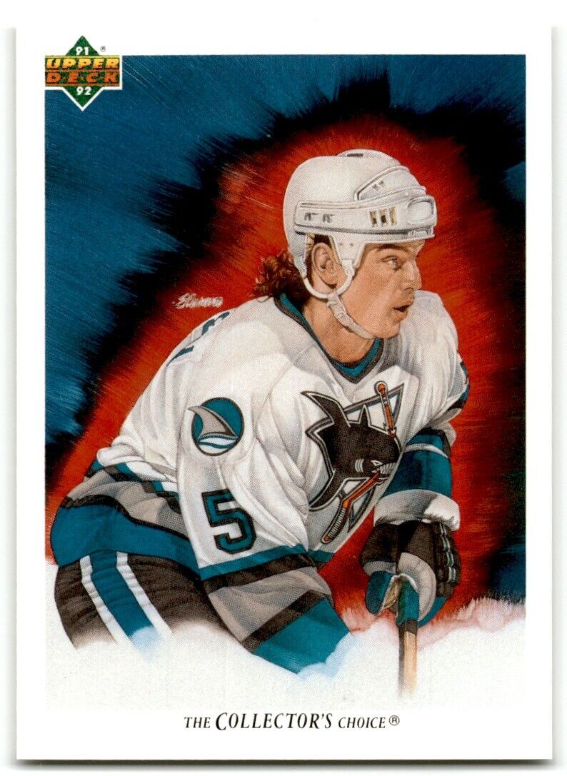 1991-92 Upper Deck Collectorr'S choice Neil Wilkinson San Jose Sharks #95B