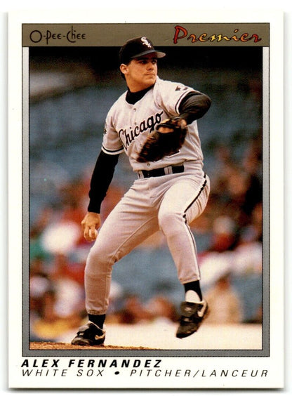 1991 O-Pee-Chee Premier Alex Fernandez Chicago White Sox #42