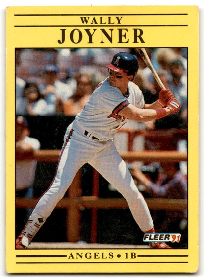 1991 Fleer Wally Joyner California Angels #317