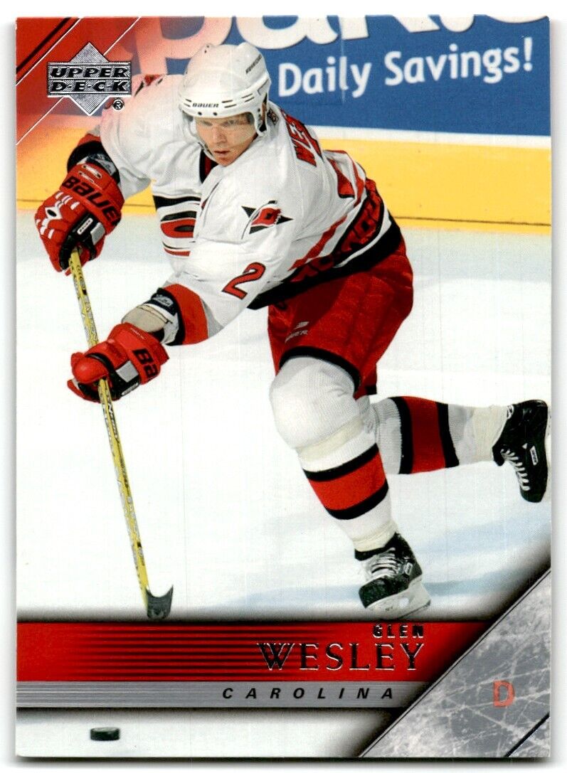 2005-06 Upper Deck Glen Wesley Carolina Hurricanes #284