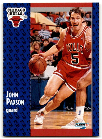 1991-92 Fleer John Paxson Chicago Bulls #31