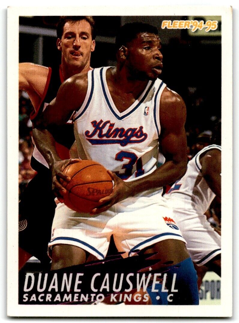 1994-95 Fleer Duane Causwell Sacramento Kings #192