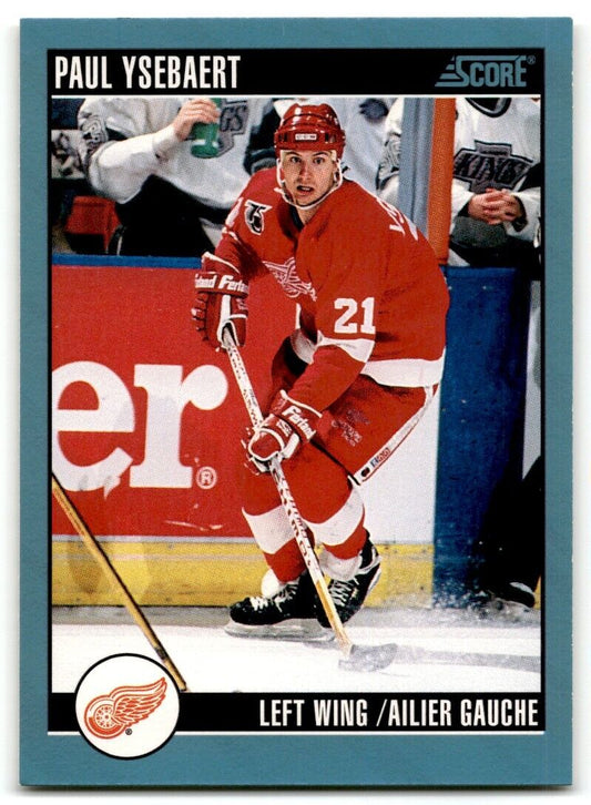 1992-93 Score Paul Ysebaert Detroit Red Wings #95