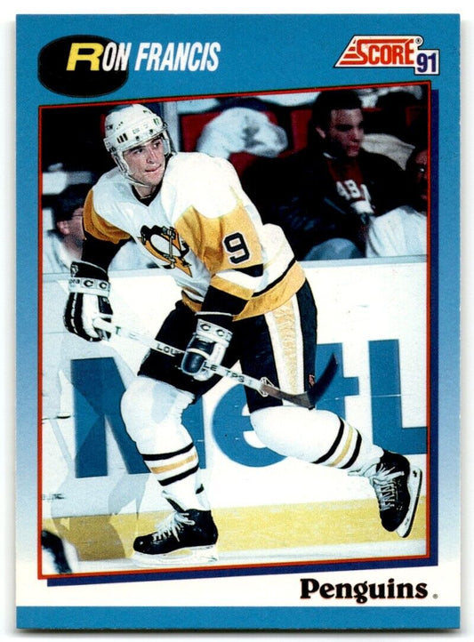 1991-92 Score Canadian Bilingual Ron Francis Pittsburgh Penguins #487