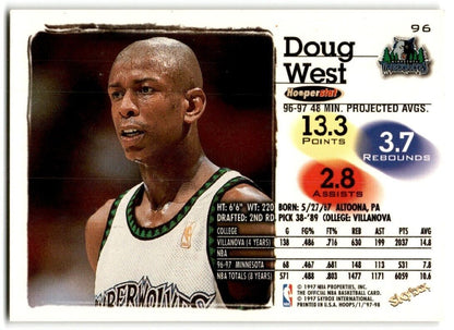 1997-98 Hoops Doug West Minnesota Timberwolves #96