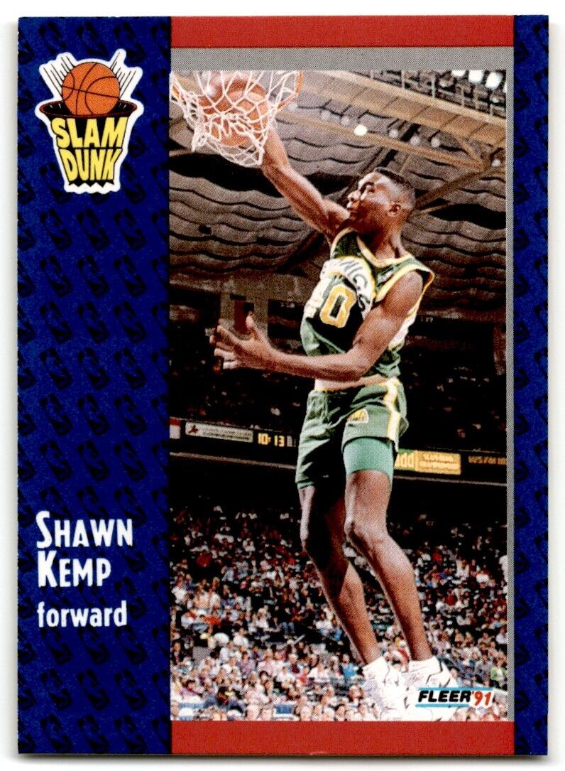 1991-92 Fleer Shawn Kemp Seattle SuperSonics #231