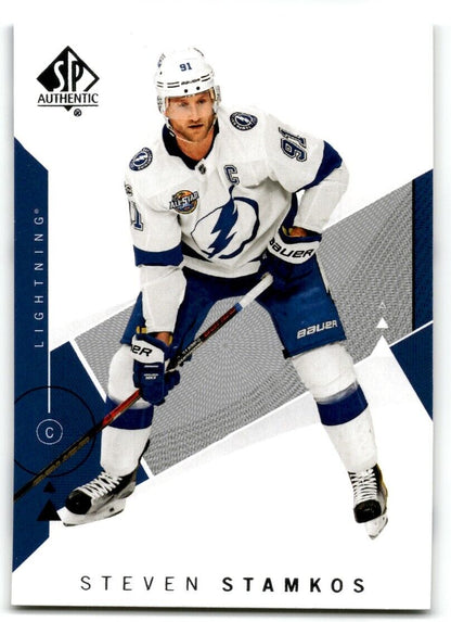 2018-19 SP Authentic Steven Stamkos Tampa Bay Lightning #35