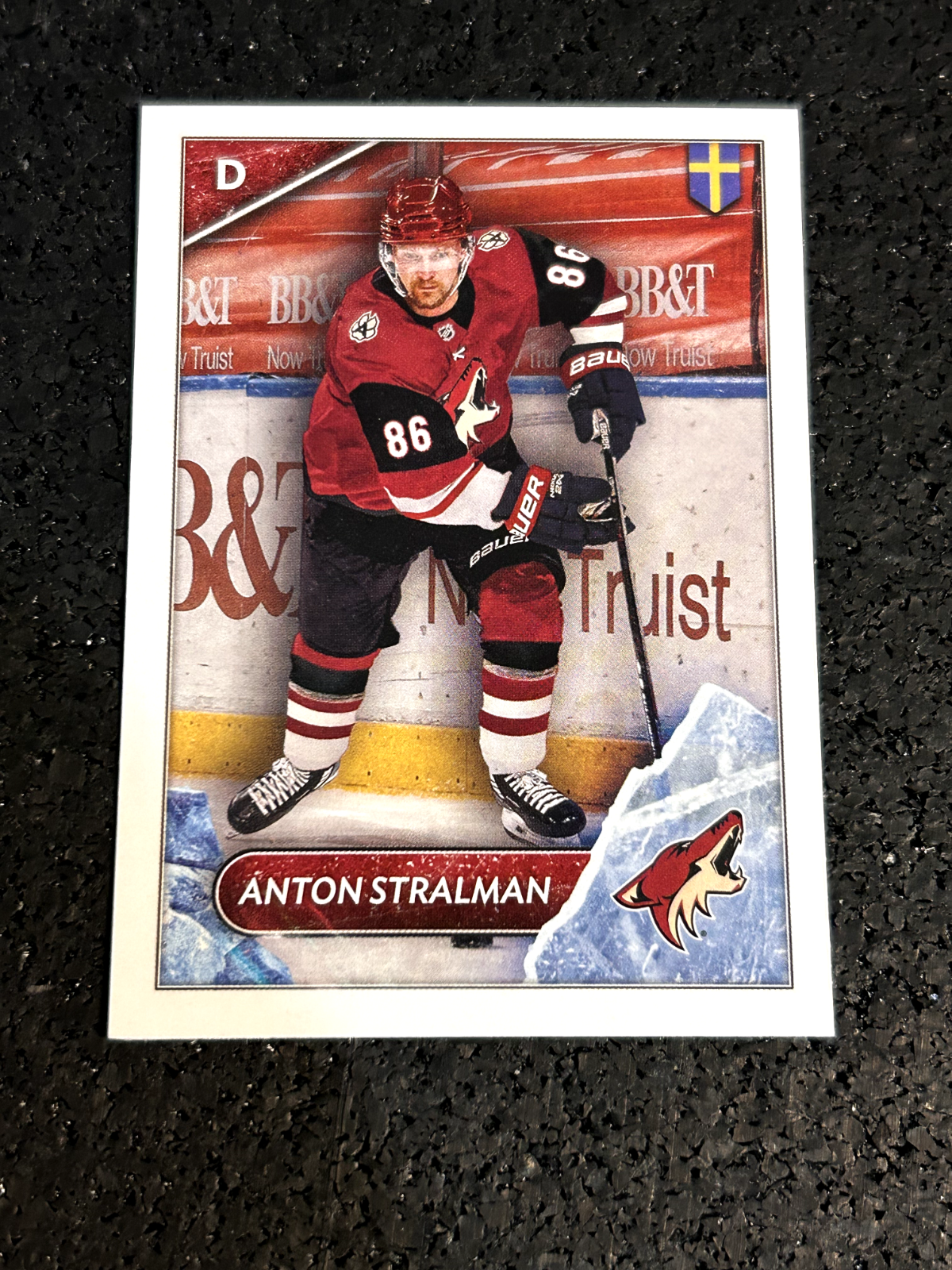 2021-22 Topps NHL Stickers #76 Anton Stralman - Arizona Coyotes