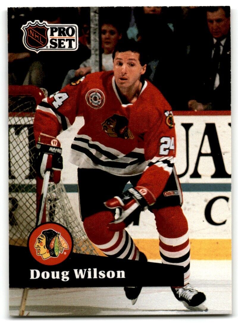 1991-92 Pro Set Doug Wilson Chicago Blackhawks #52