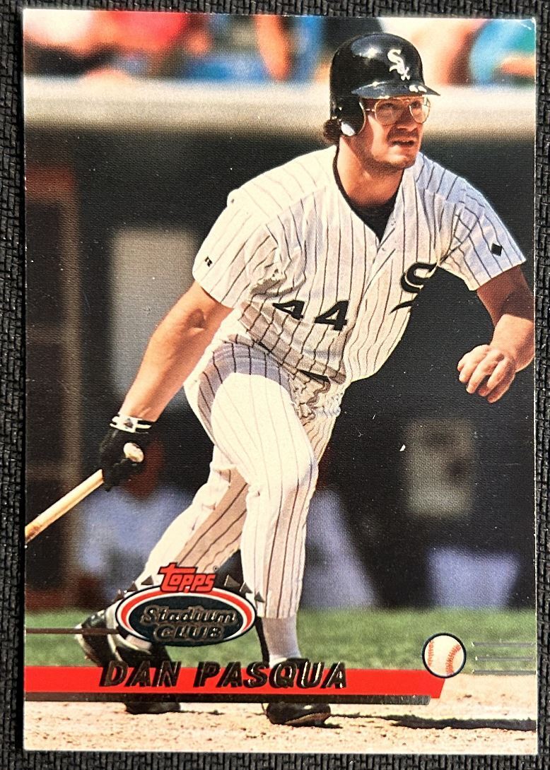 1993 Topps Stadium Club Dan Pasqua Chicago White Sox #94