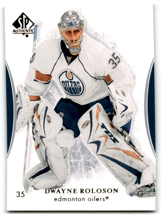 2007-08 SP Authentic Dwayne Roloson Edmonton Oilers #62