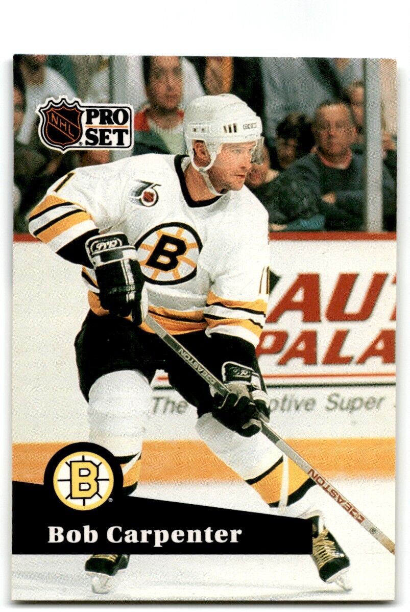 1991-92 Pro Set Bob Carpenter Boston Bruins #349