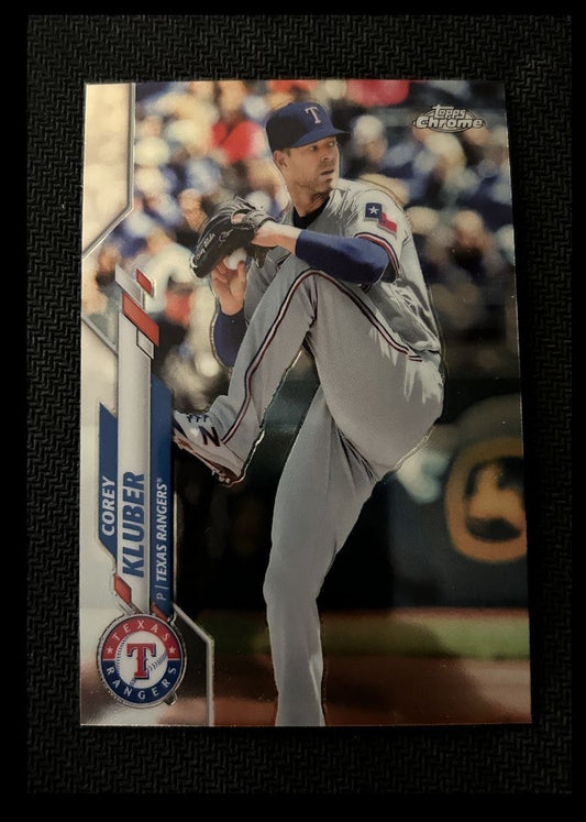 2020 Topps Chrome Corey Kluber Texas Rangers #41