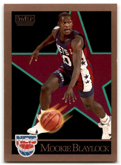 1990-91 SkyBox Mookie Blaylock Rookie New Jersey Nets #176