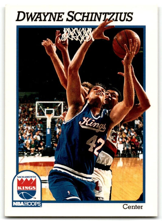 1991-92 Hoops Dwayne Schintzius Sacramento Kings #430