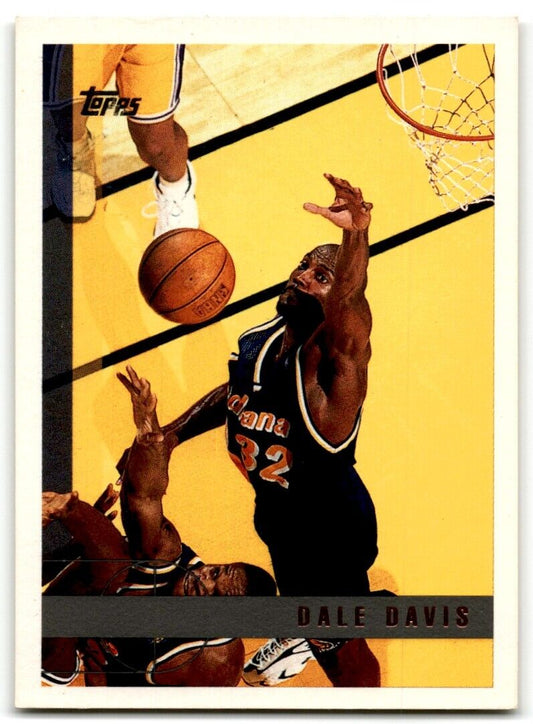 1997-98 Topps Minted in Springfield, Mass Dale Davis Indiana Pacers #40