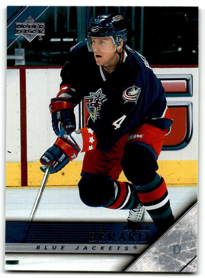 2005-06 Upper Deck Bryan Berard Columbus Blue Jackets #299