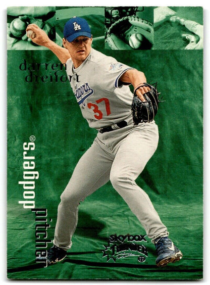 1999 SkyBox Thunder Rant Darren Dreifort Los Angeles Dodgers #44