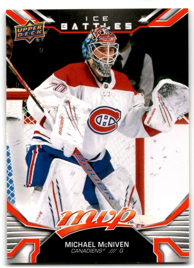 2022-23 Upper Deck MVP Ice Battles Michael McNiven Montreal Canadiens #238