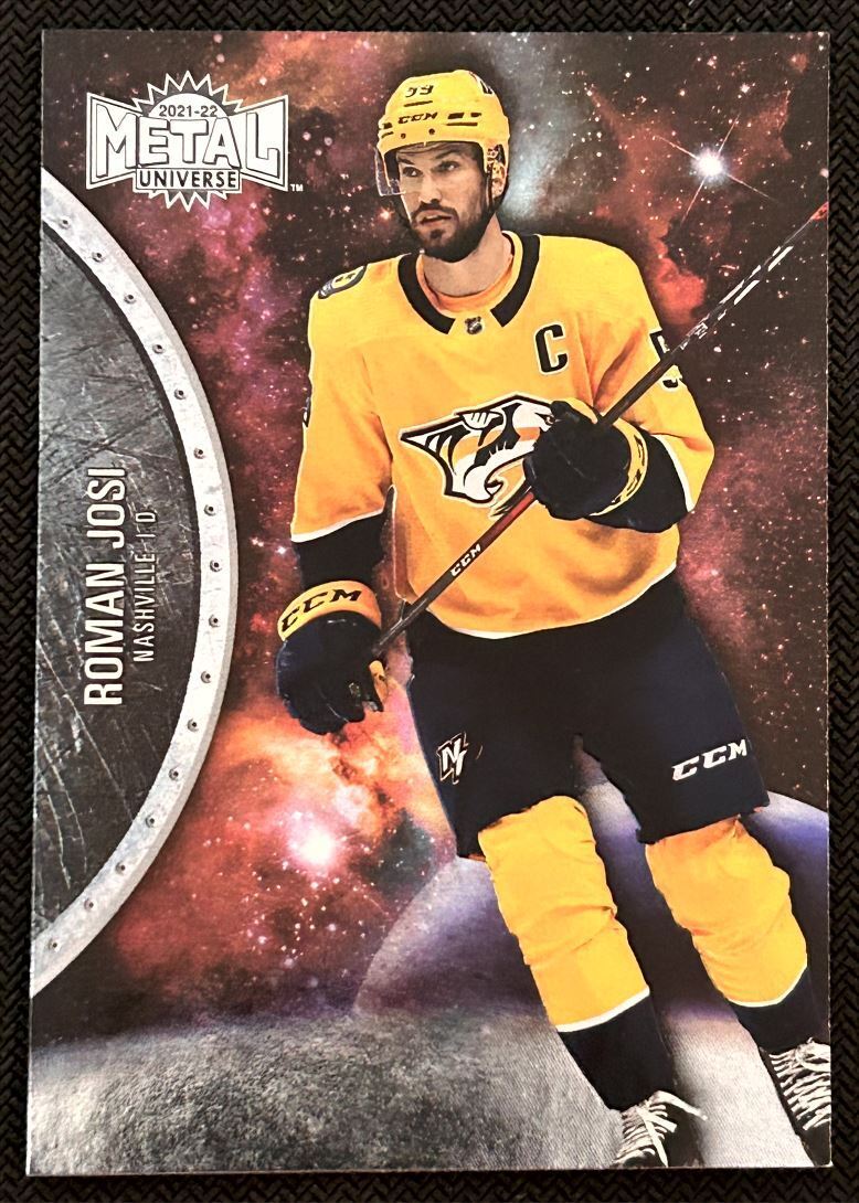 2021-22 Skybox Metal Universe Roman Josi Nashville Predators #26