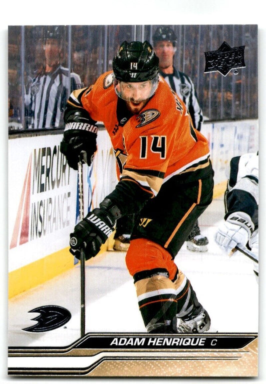 2023-24 Upper Deck Adam Henrique Anaheim Ducks #256