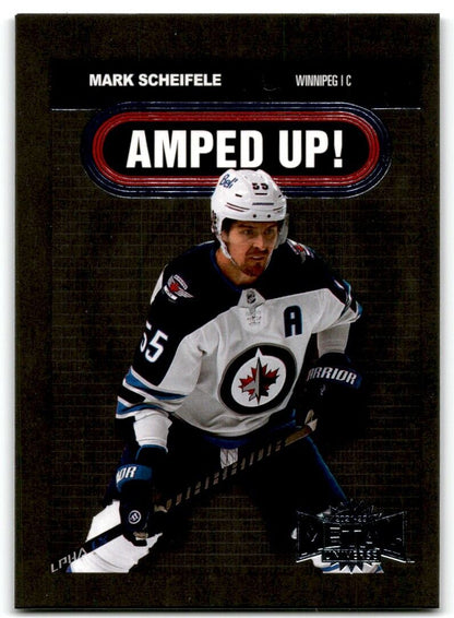 2021-22 Skybox Metal Universe Amped Up Mark Scheifele Winnipeg Jets #AU-24