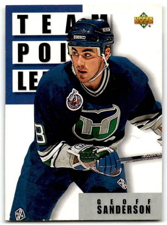 1993-94 Upper Deck Geoff Sanderson Hartford Whalers #292